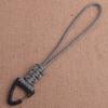 High Strength Paracord Keychain Triangle Buckle Parachute Cord Carabiner  Hiking