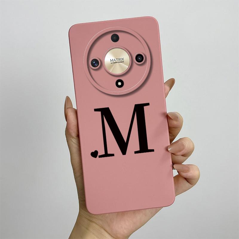 For Honor Magic5 Lite Case Magic 6 Lite Cute Couple Letters Cover Soft TPU Phone Case For Honor Magic6 Lite Magic 5 Lite Bumper