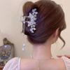 Elegant Butterfly Flower Tassel Hairpin Barrettes Exquisite Crystal Pearl Hair Claw Headwear For Girl Hair Acccesories Hair Clip