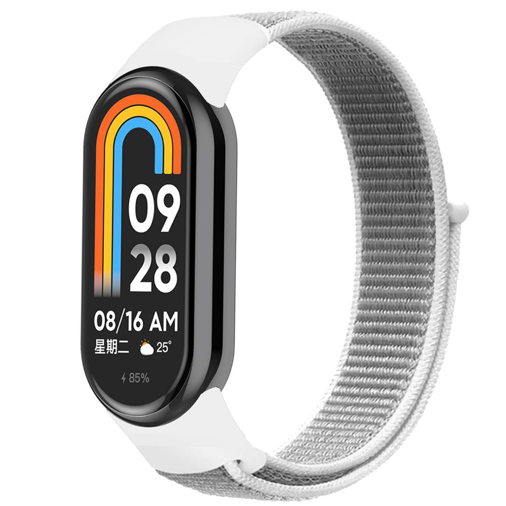 Нейлоновый ремешок для Xiaomi Mi Band 10/9/8 Браслет NFC Дышащий браслет Наручный ремешок Correa Спортивный ремешок для Mi band 8/9/10 Ремешок