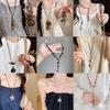 Vintage Ethnic Style Long Necklace - Women's Versatile Exquisite Fashion Choker & Sweater Chain