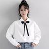 College Style Ribbon Bow Tie Black Bowknot New Collar Flower  For Women Girls