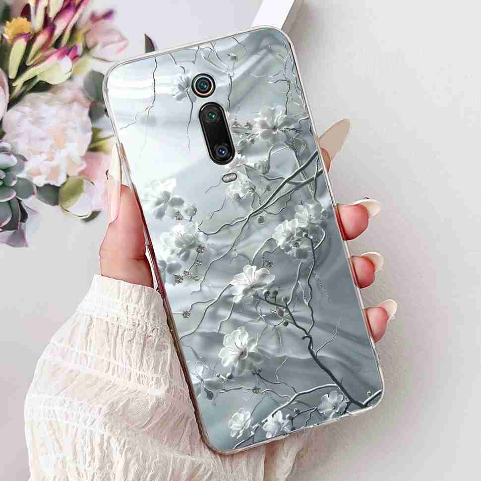 Чехол для Xiaomi Mi 9T M1903F10G, модная расцветка, мягкий силикон, ТПУ-покрытие, для Xiaomi Mi 9T Mi9t 6.39", чехол с рисунком "Цветочная девочка"