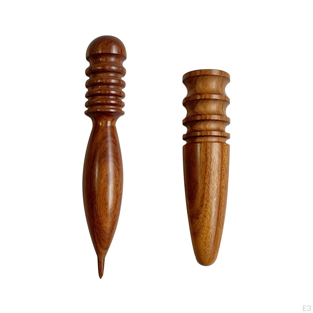 Ручной инструмент для полировки из дерева и кожи для художественных и ремесленных DIY-проектов