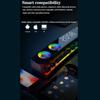 Clock Bluetooth Wireless Game Speaker Soundbar 3D Stereo Subwoofer Computer Loudspeaker with Light Soundbar for Tv Home Theater