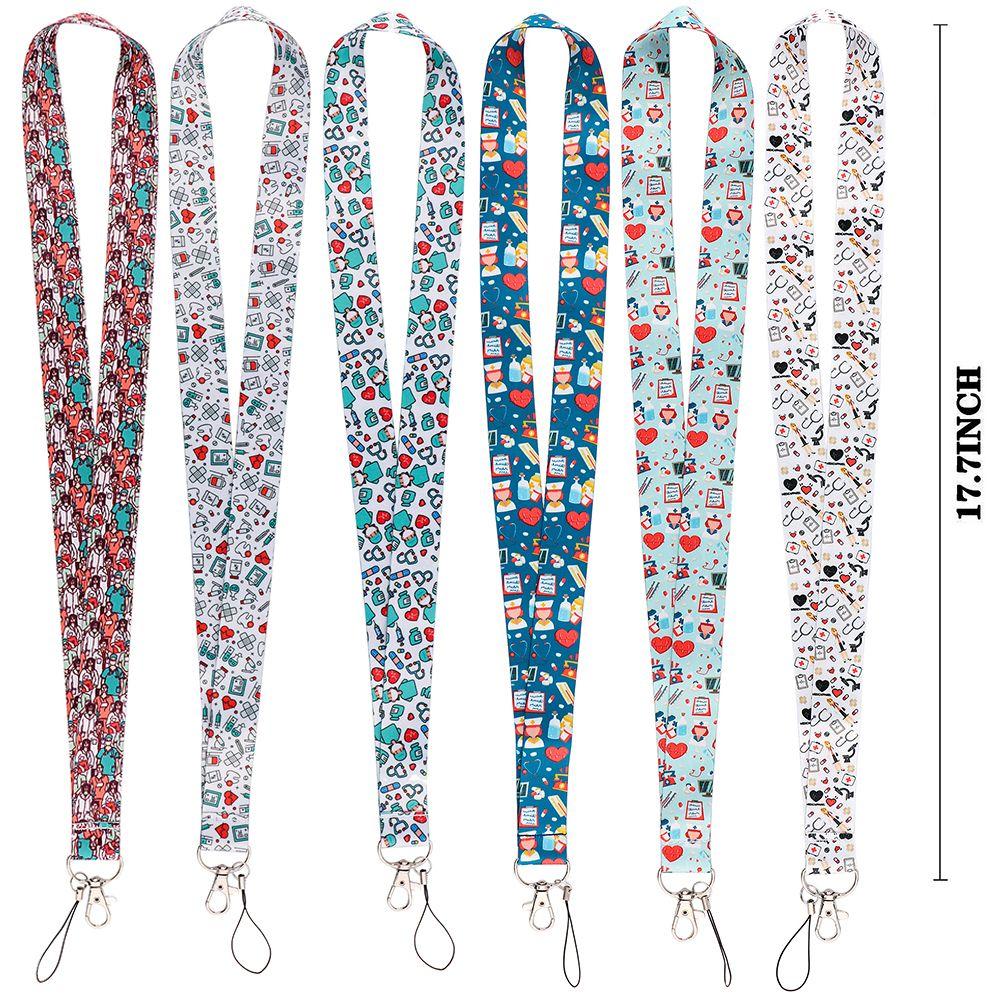 Phone Charm ID Badge Holder Nurse Lanyard Neck Straps Mobile Phone Strap Doctors ID Card Hang Rope