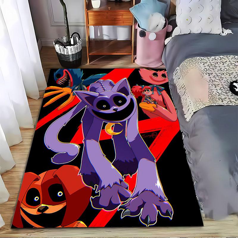 Colorful Cartoon Horror Theme suitable as a non-slip mat for the living room or bedroom sofa