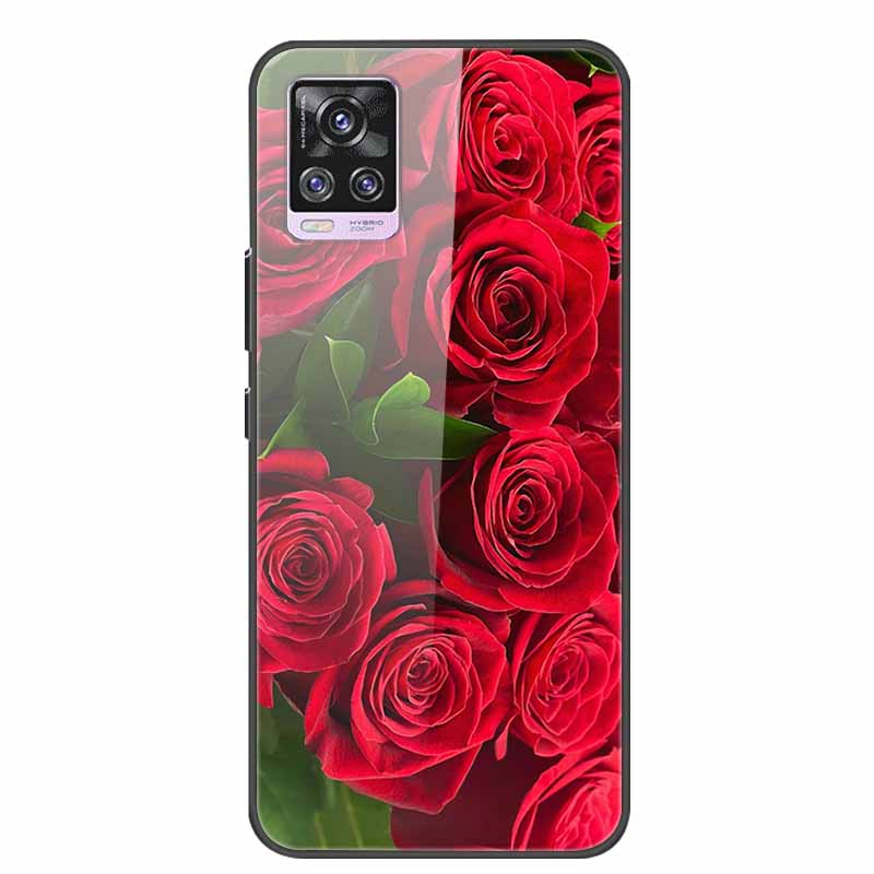 6.44" Tempered Glass Case For Vivo V20 Pro Case V 20 Pro Soft Bumper Hard Back Cover For Vivo V20 Pro 2020 Phone Case Coque Para