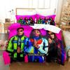 3D Печать Музыка Migos Комплект Постельного Белья Односпальный Полуторный Полный Евро Кровать Кинг Сайз Комплект Постельного Белья Для Взрослых Детей Спальня Пододеяльник Комплекты Аниме