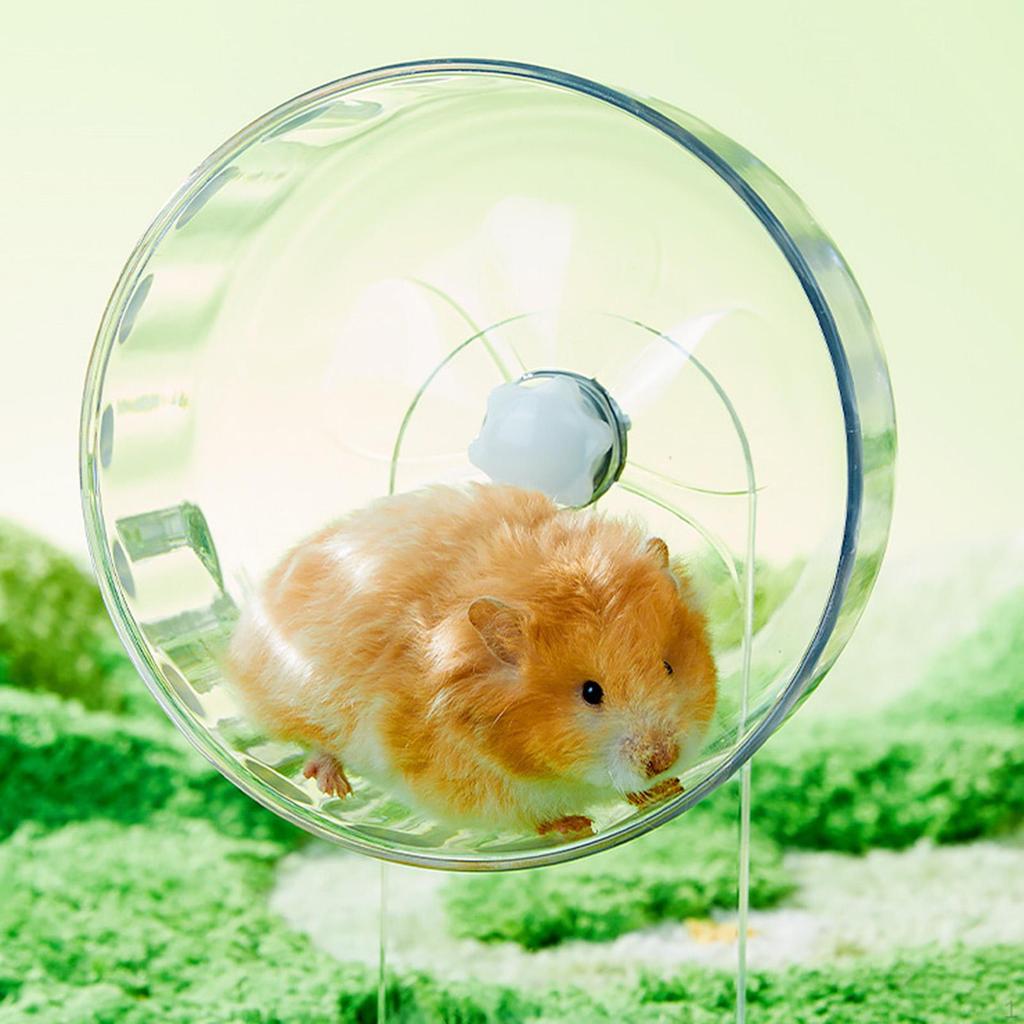 Silent Hamster Wheel Cage Accessories, Quiet, Stable Running Toy Exercise for Hamsters Gerbils