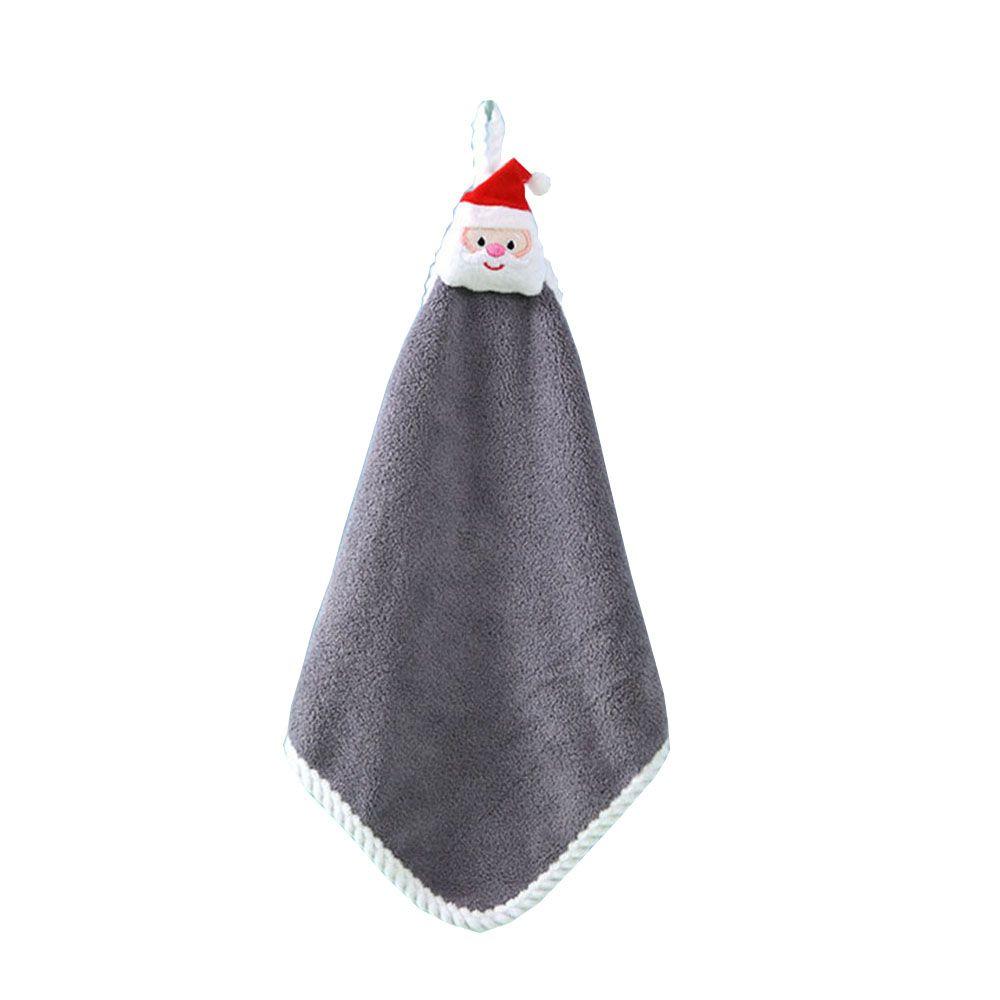 Полотенце для ванной, детская адсорбционная ткань, кухонное или банное подвесное полотенце для рук, рождественское полотенце для рук