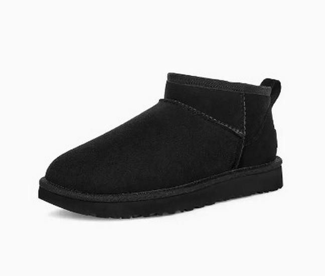 Женские классические мини-сапоги для снега из меха и кожи с бархатом, нескользящей шерстью, теплым хлопком для мужчин