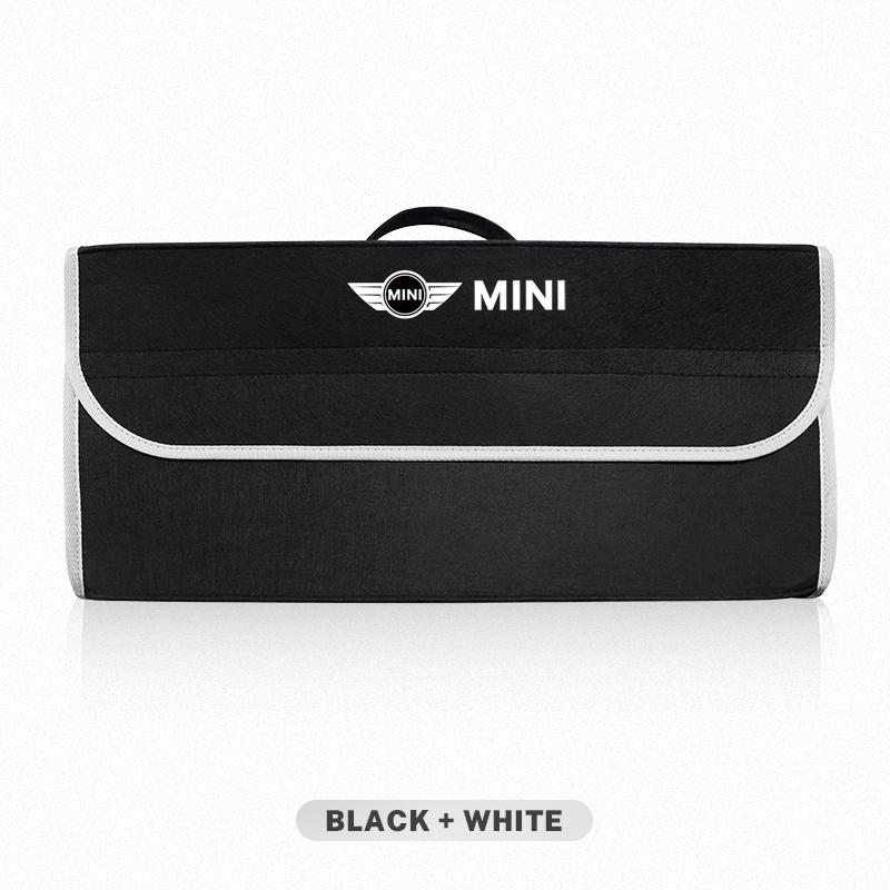 Car Storage Box Auto Trunk Foldable Soft Felt Organizer Bag For MINI JCW Cabrio Cooper Countryman Aceman Clubman Coupe Hub Cap