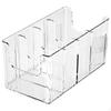 Коробка для хранения ремней Универсальный акриловый держатель Регулируемые разделители Прозрачный органайзер с отделениями для