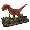 ASSYME Velociraptor Papercraft 3D Puzzle, Easy for Kids, No Glue or Tools Required