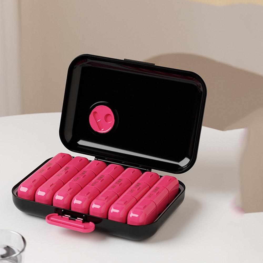 Пластиковая таблетка еженедельный органайзер для лекарств держатель модный органайзер для таблеток чехол для путешествий на открытом воздухе