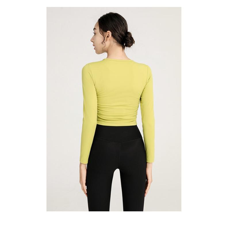 Женская спортивная одежда для йоги с длинным рукавом на весну и осень