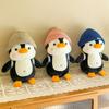 Cuddly Soft 8.7/15/18.9in Pink-blue Hat Penguin Plush Pillow Toy Kids Gift