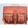 Men's Genuine Briefcase Vintage Leather Messenger Bag Shoulder Laptop Bag