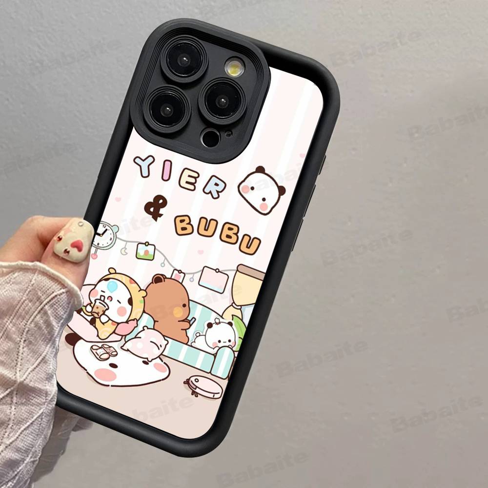 Чехол для телефона BuBu And DuDu для IPhone 17 16 15 14 13 12 11 Air Plus Pro Max Мягкая задняя крышка