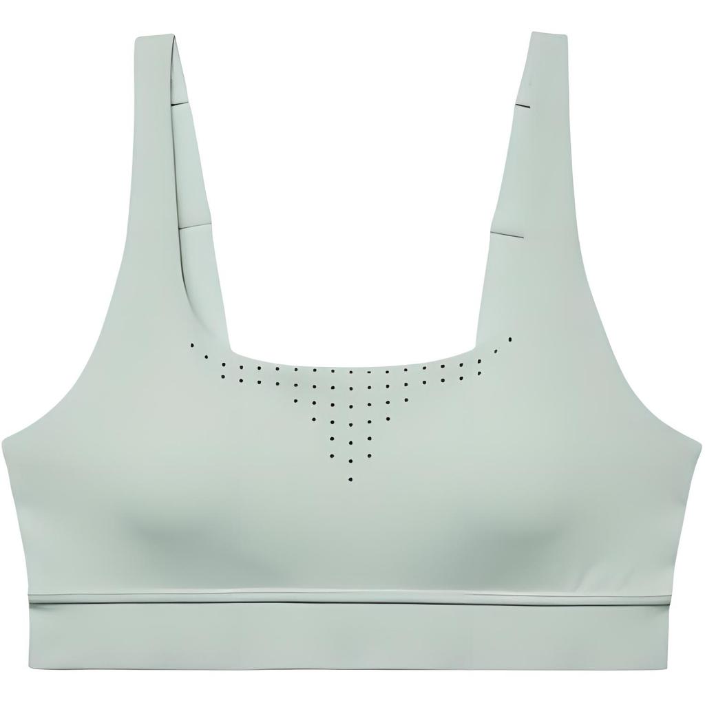 Under Armour Логотип Тренировочный спортивный бюстгальтер Женское нижнее белье Зеленый 1361028-936