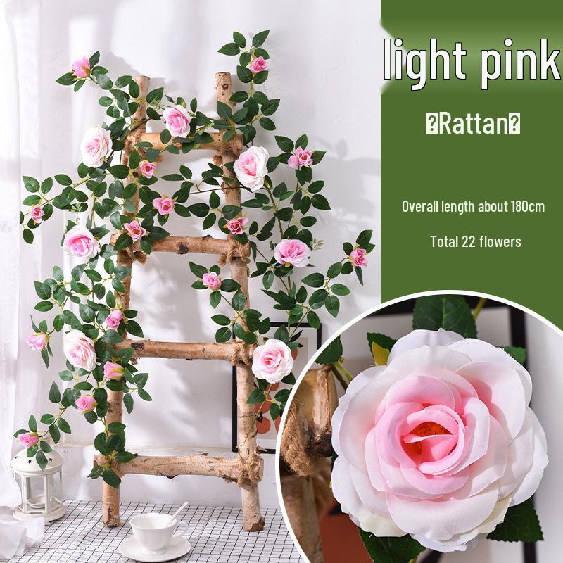 Имитация лозы с цветками розы для украшения стен и ландшафтного дизайна