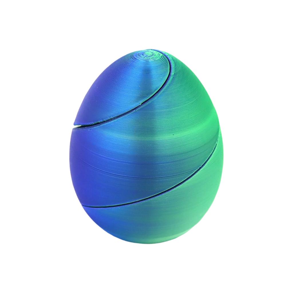 3D Printed Spiral Egg Sensory Rotating Spinner Toy For Kids Easter Basket And Classroom Prize Stress Relief Relaxing Toy