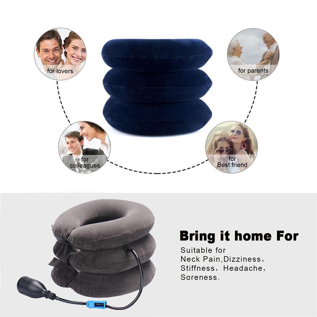 Inflatable Layer 3 Neck Traction Soft Brace Set