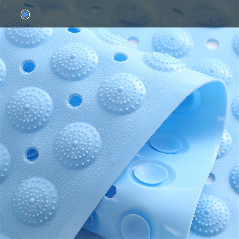 PVC Bathroom Non-slip Mat Hotel Swimming Pool Bath Mat Bathtub Toilet Floor Mat Suction Cup Floor Mat Maize-yellow 35*70cm