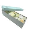 Soap Flowers Gift Box White Ivory Wedding