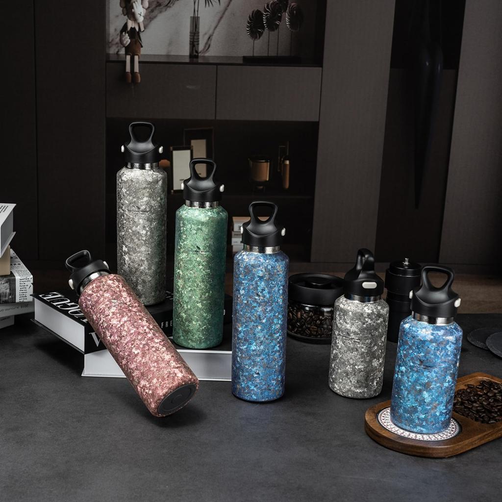 Boundless Voyage Titanium Water Vacuum 600ml for Everyday Outdoor and Ti3258D Bottle, Insulated, Capacity, Lightweight, Durable, Rust-Proof,