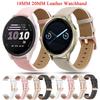 18мм 20мм Кожаный ремешок для Garmin Venu 4 41мм Forerunner 170Music 170 70 165 Vivoactive4S 5 6 Браслет Venu SQ2 Plus 2s 3s