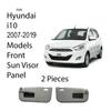 For Hyundai İ10 2007-2019 İnterior Sun Visor Left Right 2 Pcs Set With Makeup Mirror