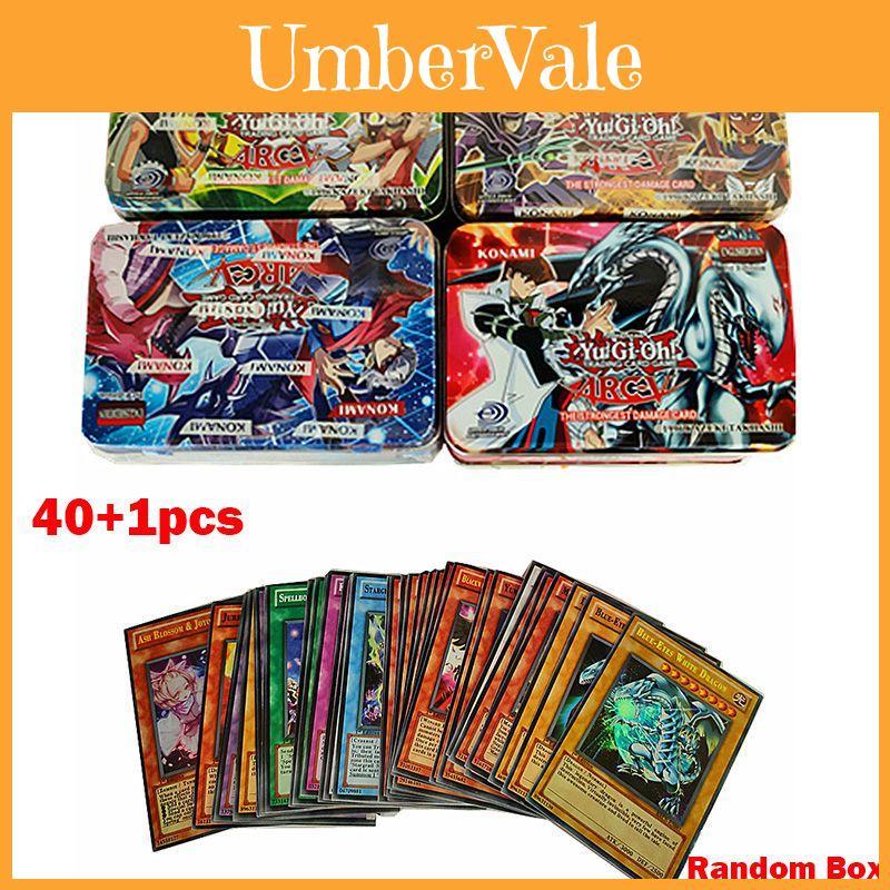 Изысканная Железная Коробка 41 шт. Игровые Карты Yugioh Для Детей и Коллекционеров