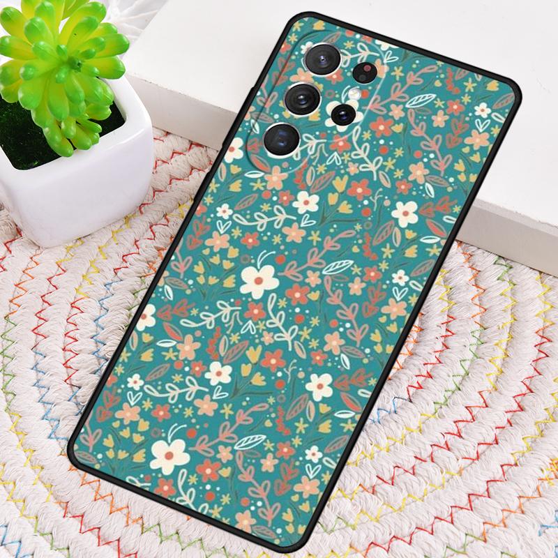 Цветочный узор Цветок Чехол для телефона для Samsung Galaxy note 10 pro S26 Ultra S23 S24 FE S25 S21 S22 PLUS противоударный Чехол