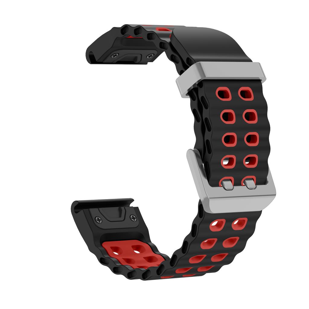 Спортивный силиконовый ремешок QuickFit 22 мм 26 мм для Garmin Fenix 8 Pro 47 мм 51 мм E 7 7X 6 6X/Quatix/Tactix/D2 Mach 2 Pro/Epix