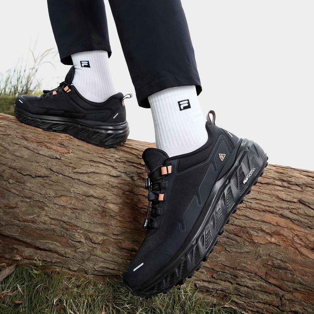 Fila Explorer Sports Function Универсальные Амортизирующие Износостойкие Низкие Кроссовки Женские кроссовки Черные A12W511222FAP