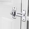 Stainless Steel Door Hasp Safety Buckle Latch Sliding Pet Cage Door Lock Security Hardware With Screws Window Cabinet Home Latch