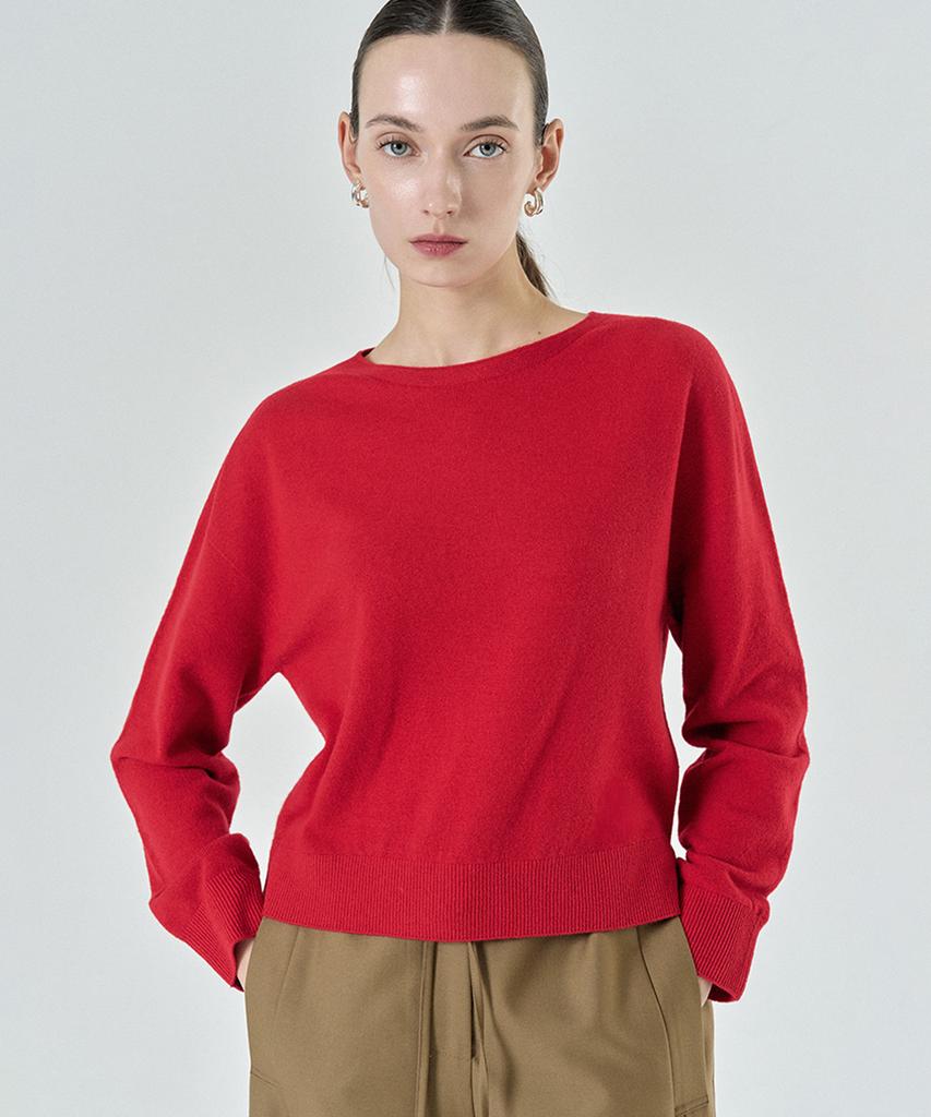 PELOTE Wholegarment Round Knit Top (3 Colors)