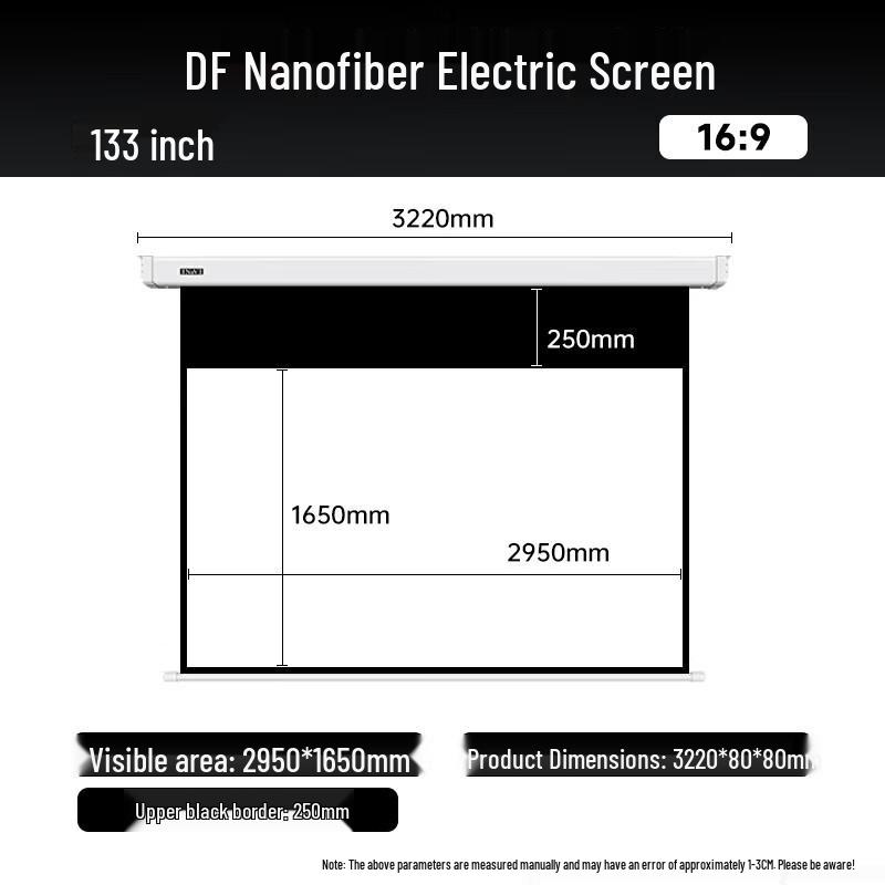 IN&VI 133-inch 4K Electric Projection Screen