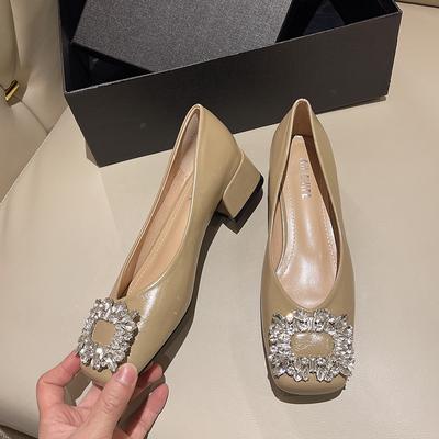 Брендовые женские сандалии на массивном каблуке, обувь на мелком каблуке, дизайнерские туфли-лодочки с кристаллами, новые летние тенденции, вечерние платья, женская обувь Mujer