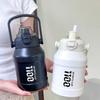 Leak Proof Large Capacity Vacuum Flask Insulated Straw Thermal Water Bottle Porridge Soup