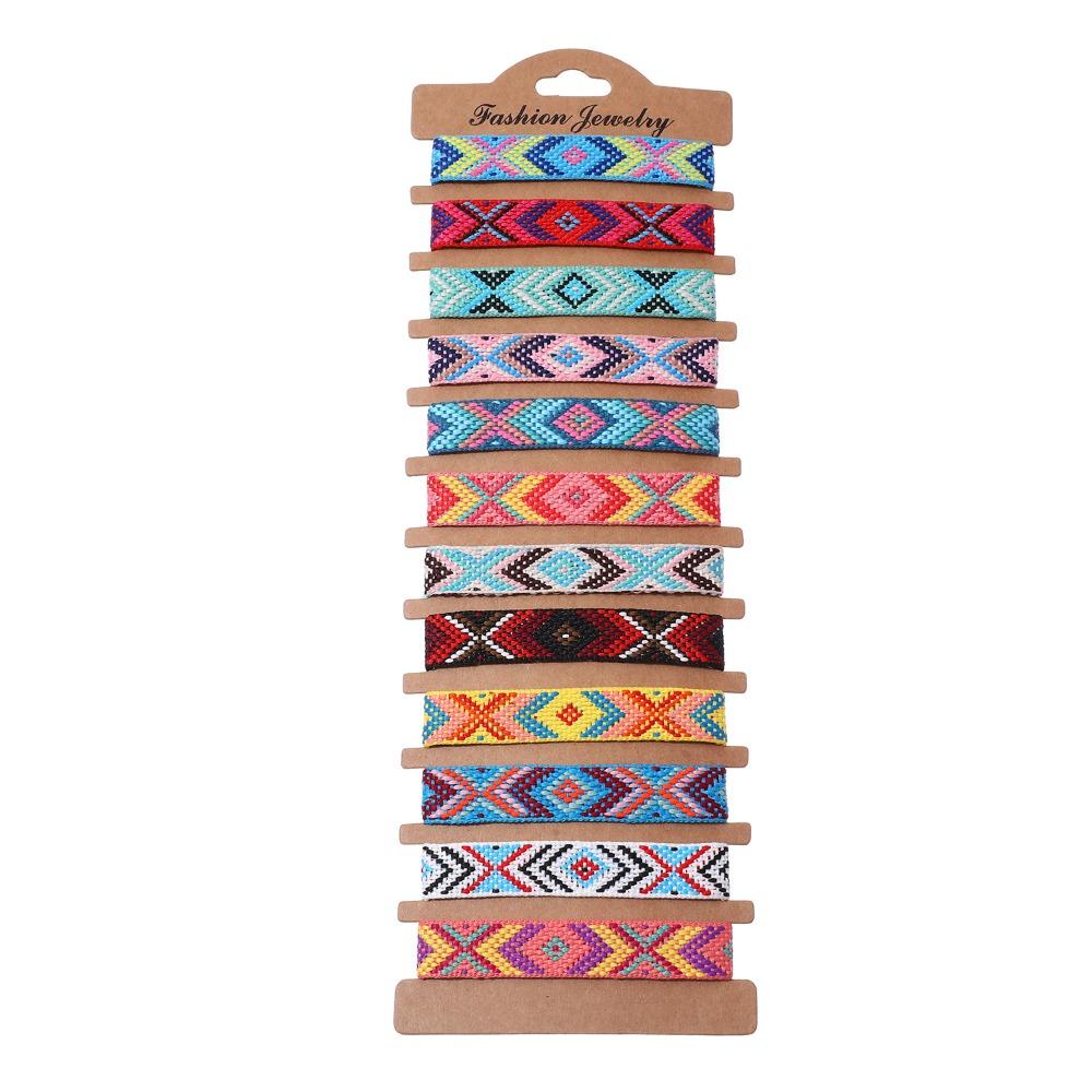 Adjustable Woven Bracelet Transshipment Nepalese Ethnic Bracelet Bohemian Bracelet Jewelry Gift