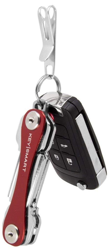 (KeySmart) Нано Клип | Карманный Клип Брелок-Держатель - Надежно закрепите ключи и избавьтесь от выпирающих карманов (1 пакет)