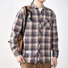 2024 Spring and Autumn New Plaid Shirt Korean Version of Loose Versatile Casual Long-sleeved Shirt Men and Women Tops