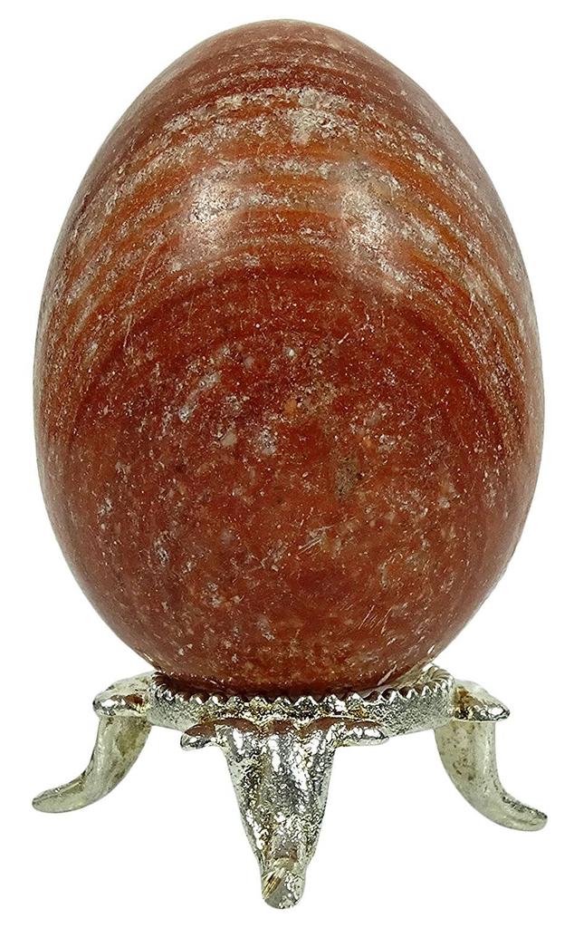 Harmonize Персиковая яшма, резное яйцо, натуральный колокольчик, чакра, Рейки Исцеление