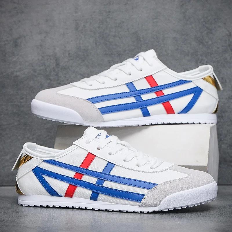 Обувь для мужчин, дышащая спортивная обувь на шнуровке с плоской подошвой, мягкая подошва, прогулочная обувь, классические кроссовки Forrest Gump для бега