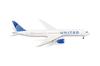 Herpa Модель самолета United Airlines Boeing Dreamliner Масштабная модель самолета без 787-9 - N25982, 1500 Миниатюра, Предмет коллекционирования, Подставка, Металл.