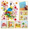 5/10 шт. Наклейки-пуговицы Мультяшный узор Детские DIY игрушки Ручная работа Искусство и ремесло Детская развивающая игра Несколько стилей TMZ