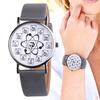 Fashion Student Chemical Element Markers Molecule Dial Quartz Analog Wrist Watch